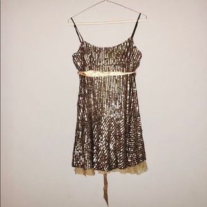 BCBGMaxAzria Sequin Mini Dress